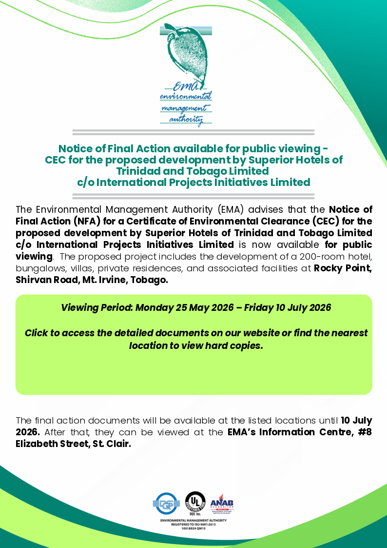 Notice of Final Action available for public viewing - CEC SHTTL